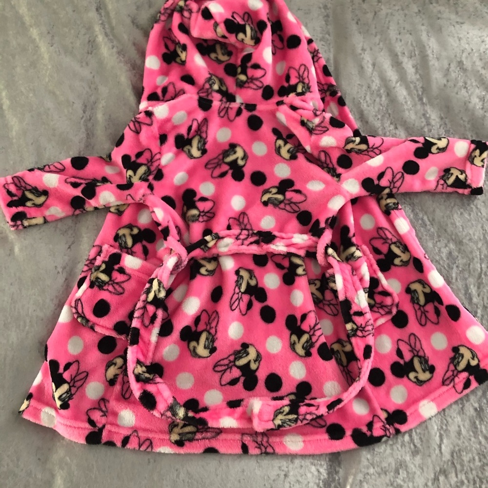 🚫SOLD🚫2t Minnie Mouse Robe - Picture 4 of 4